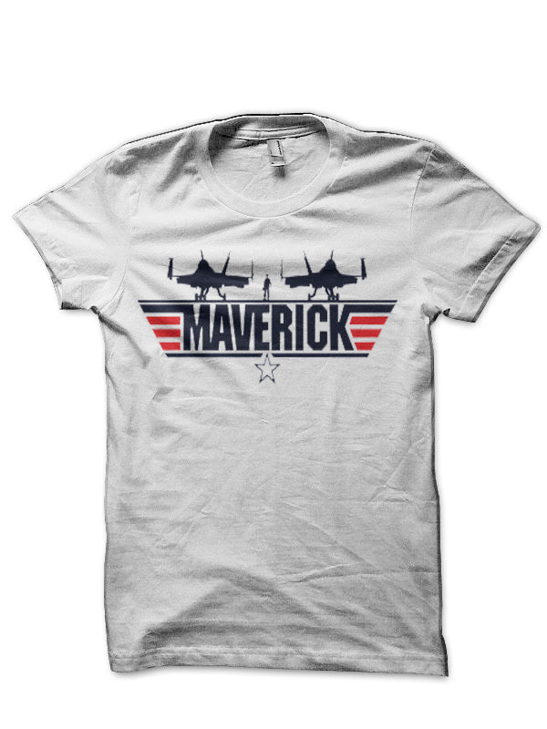 Top Gun Maverick White T-Shirt Hoodie, Sweatshirt | CoreVibeTees.com