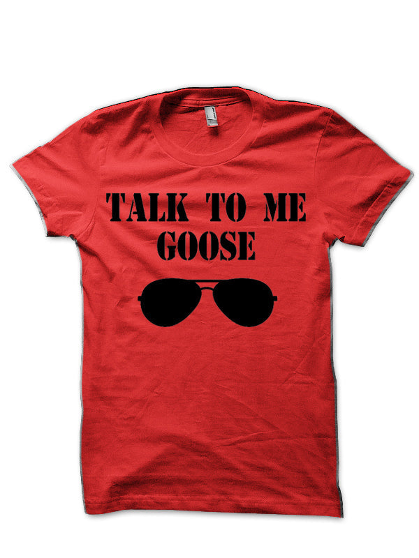 Talk To Me Goose â€“ Top Gun Red T-Shirt Hoodie, Sweatshirt | CoreVibeTees.com