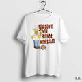 Top Homer Simpsons You Dont Win Friends With Salad Circle T Shirt Sweater Hoodie, Sweatshirt | CoreVibeTees.com