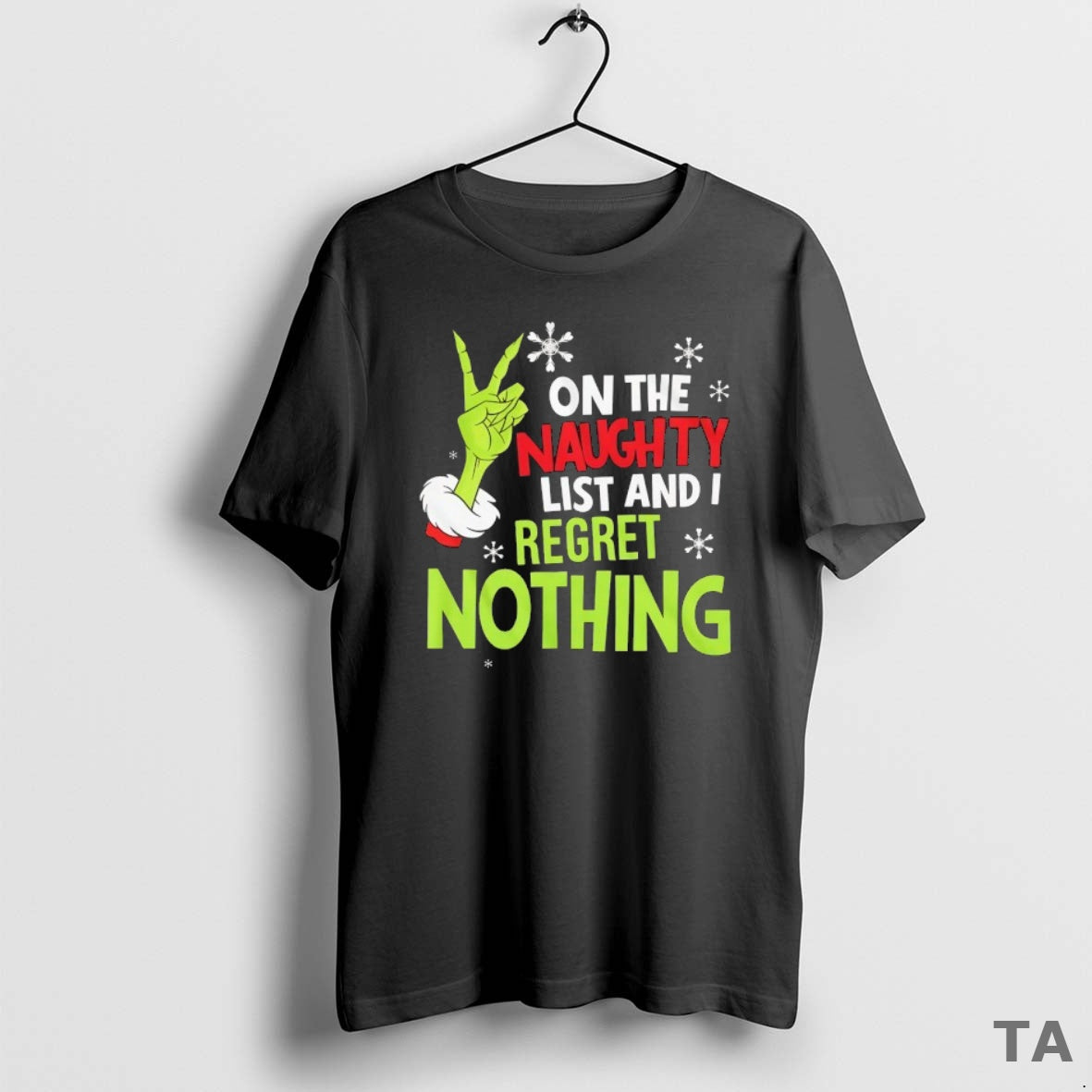 Top On The Naughty List And I Regret Nothing T Shirt Sweater Hoodie, Sweatshirt | CoreVibeTees.com