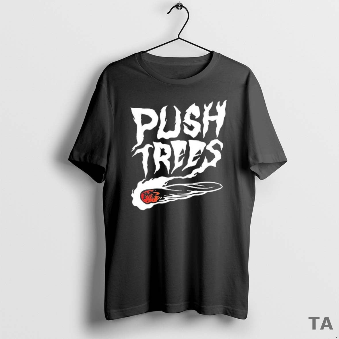 Top Push Trees The Somethings Burning Smoking T Shirt Sweater Hoodie, Sweatshirt | CoreVibeTees.com