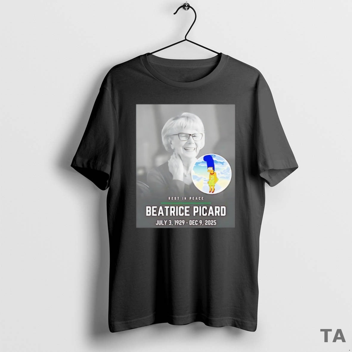 Top Rest In Peace Beatrice Picard July 3 1929 Ded 9 2025 T Shirt Sweater Hoodie, Sweatshirt | CoreVibeTees.com