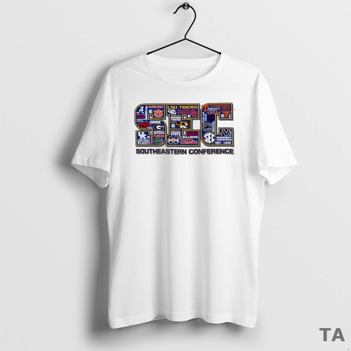 Top Sec Southeastern Conference All Team Circle T Shirt Sweater Hoodie, Sweatshirt | CoreVibeTees.com