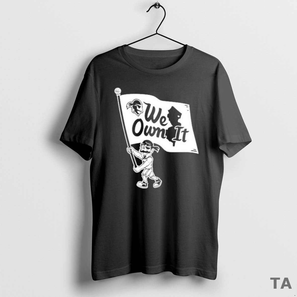 Top Seton Hall Pirates We Own It Mascot Flag T Shirt Sweater Hoodie, Sweatshirt | CoreVibeTees.com