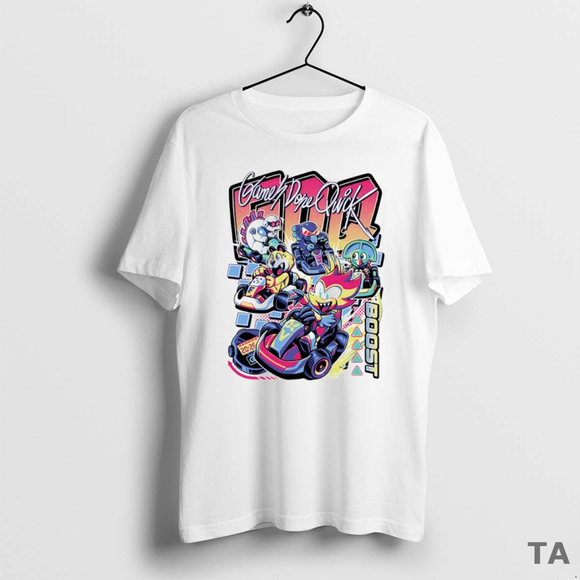 Top Super Mascot Racers Game Done Quick Circle T Shirt Sweater Hoodie, Sweatshirt | CoreVibeTees.com