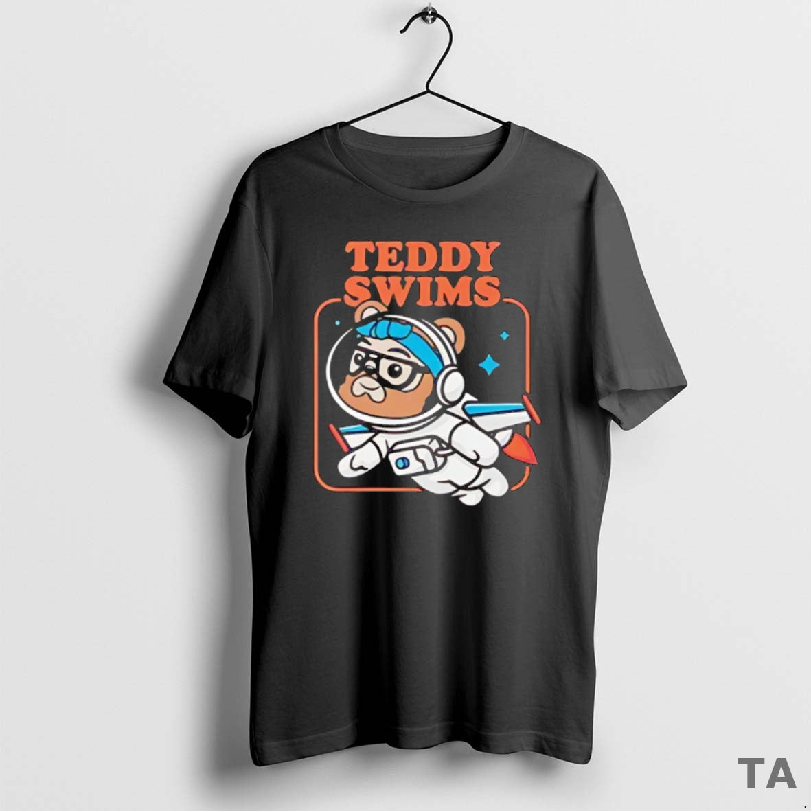 Top Teddy Swims Astronaut T Shirt Sweater Hoodie, Sweatshirt | CoreVibeTees.com