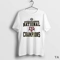 Top Texas Am Aggies 2025 Ncaa Di Volleyball National Champions Locker Room T Shirt Sweater Hoodie, Sweatshirt