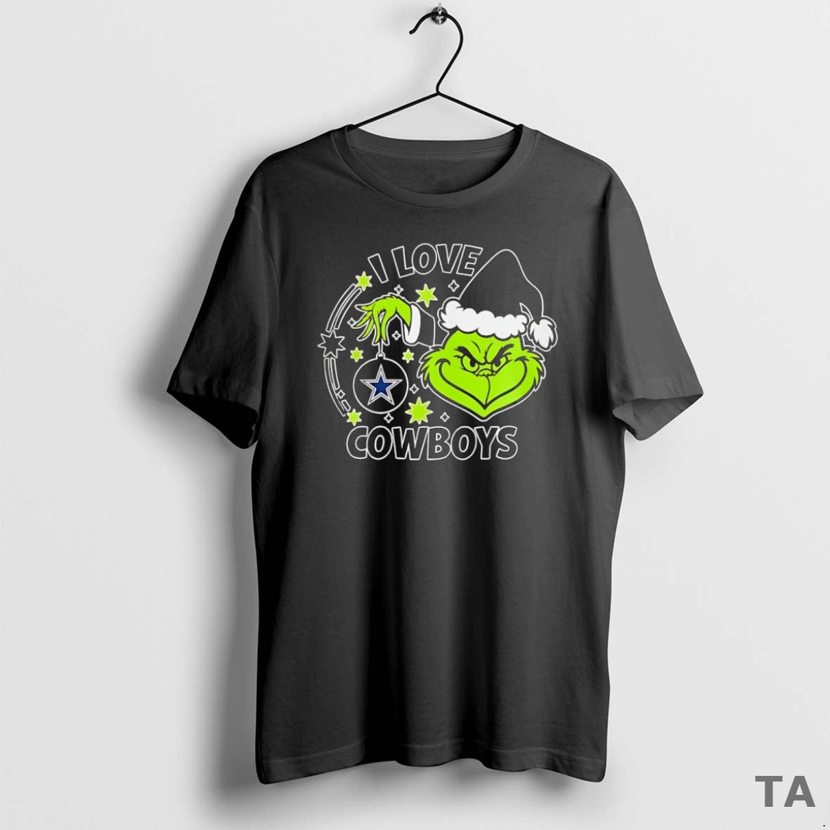 Top The Grinch I Love Dallas Cowboys Christmas 2025 T Shirt Sweater Hoodie, Sweatshirt | CoreVibeTees.com