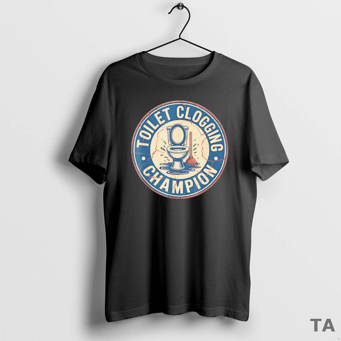 Top Toilet Clogging Champion Retro T Shirt Sweater Hoodie, Sweatshirt | CoreVibeTees.com