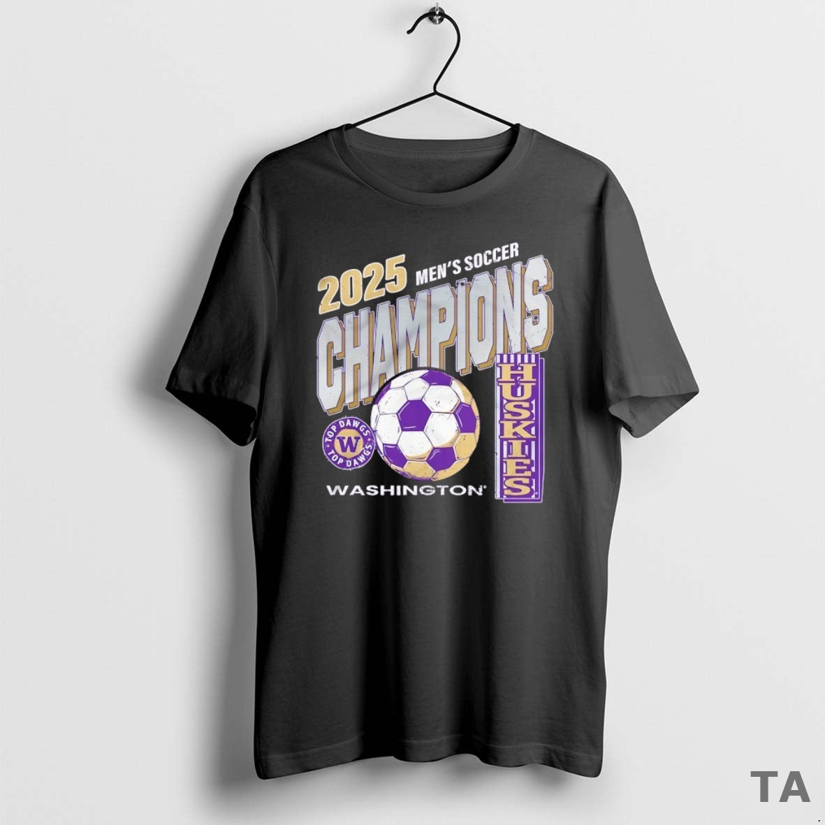 Top Washington Huskies 2025 Mens Soccer Champions T Shirt Sweater Hoodie, Sweatshirt | CoreVibeTees.com