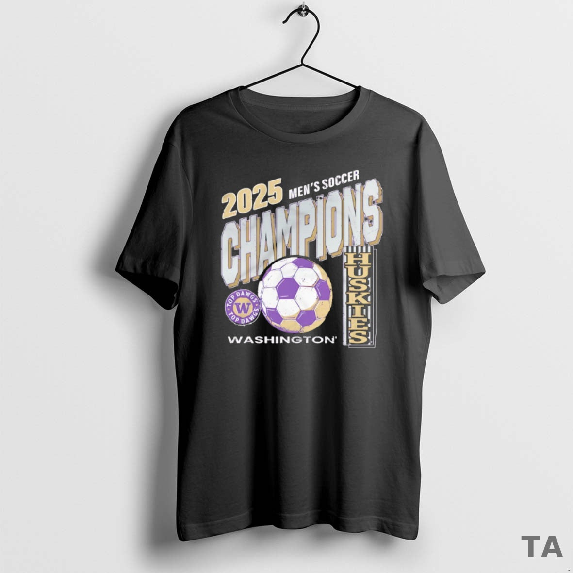 Top Washington Huskies Mens Soccer 2025 Champions T Shirt Sweater Hoodie, Sweatshirt | CoreVibeTees.com