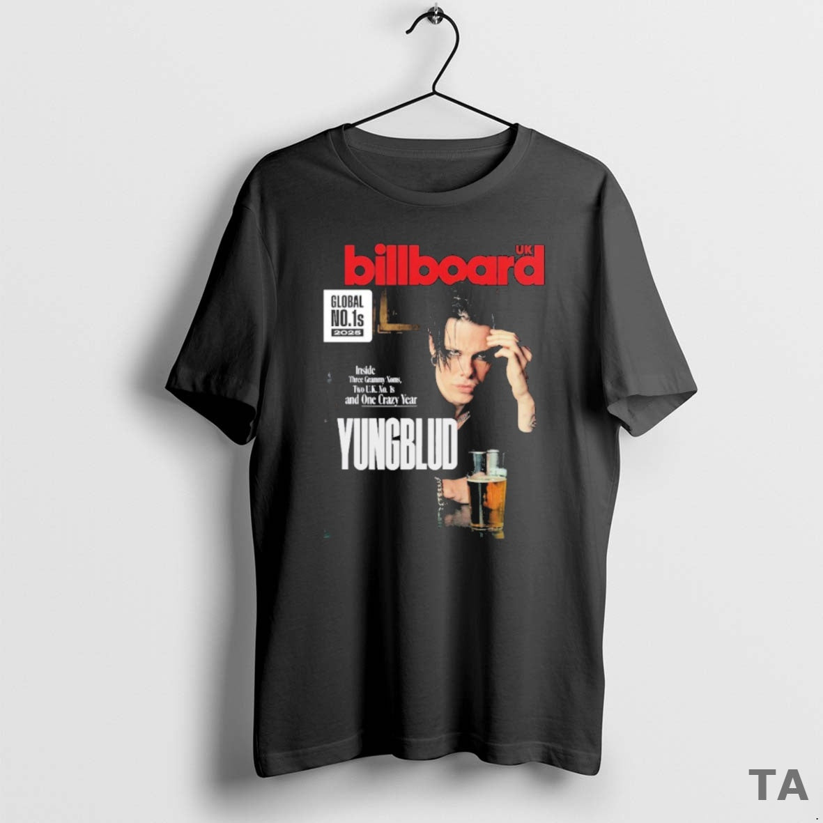 Top Yungblud On The Cover Of Billboard Uk Global No 1s 2025 Inside Three Grammy T-Shirts, Hoodie, Sweatshirt