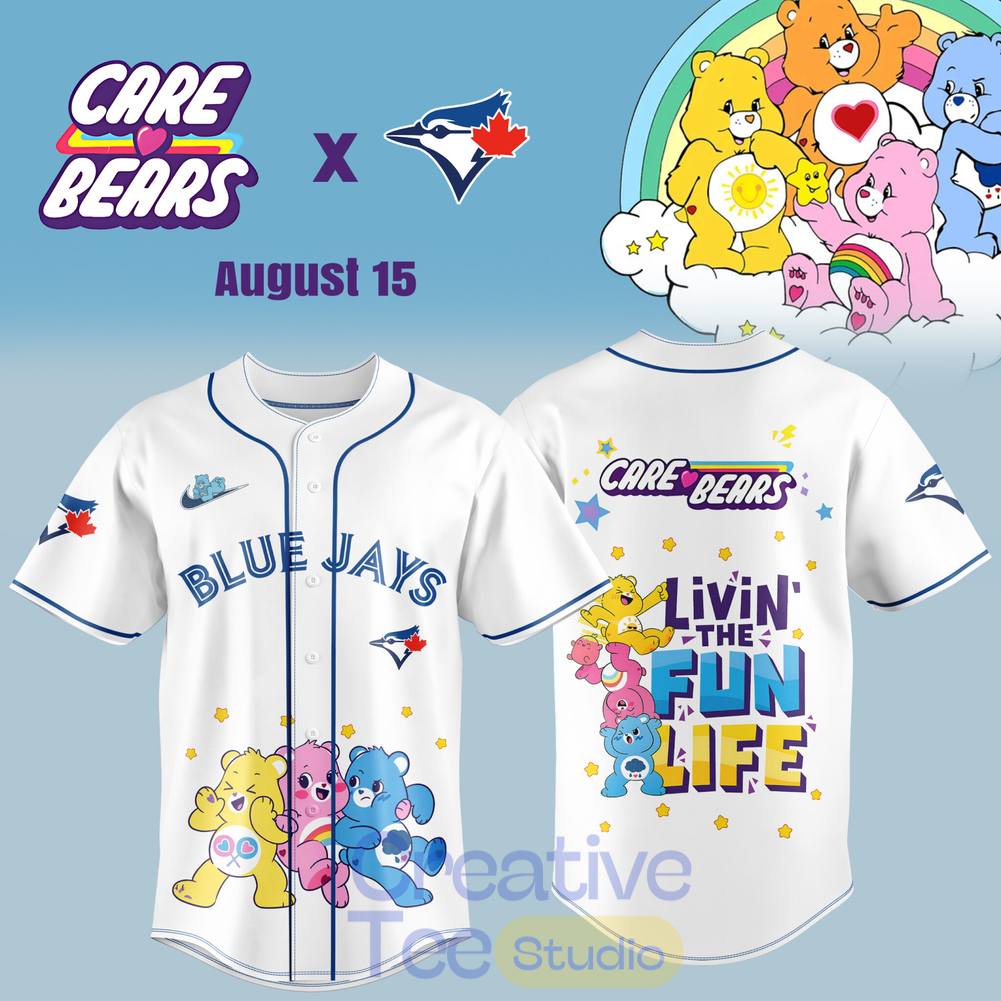 Toronto Blue Jays x Care Bears Day Special Baseball Jersey