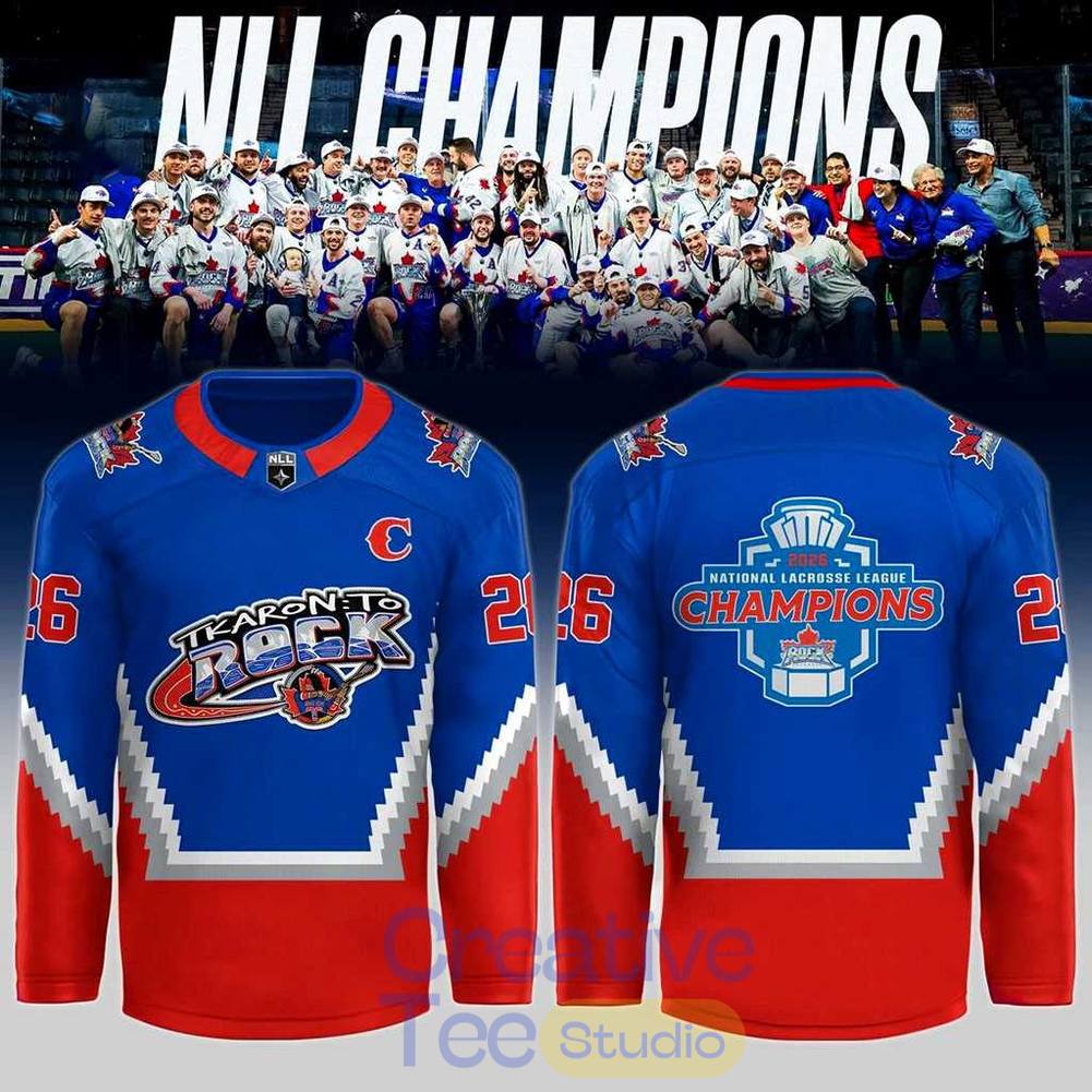 Toronto Rock NLL Champions 2026 Hockey Jersey