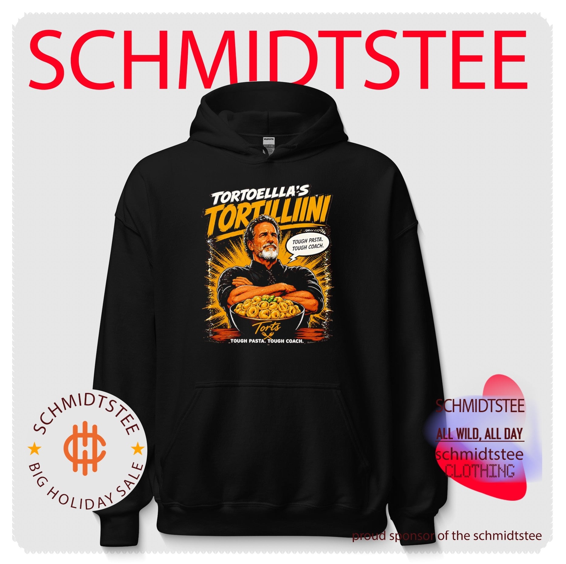 Tortoella’s Tortillini Tough Pasta Tough Coach shirt