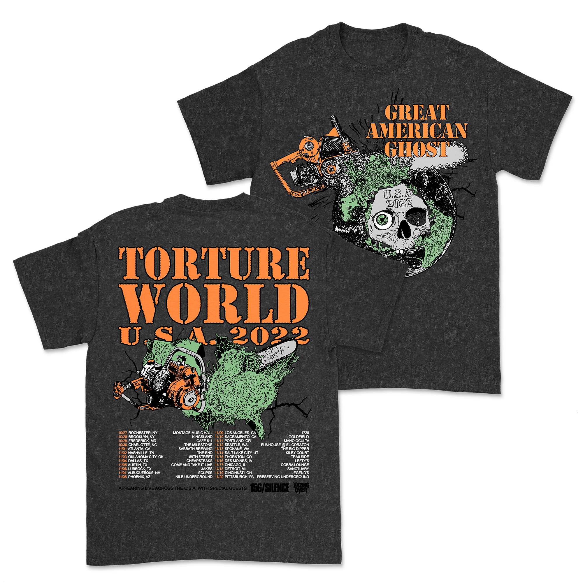 Great American Ghost - Torture World Tour Shirt Hoodie, Sweatshirt | CoreVibeTees.com (Image 1)