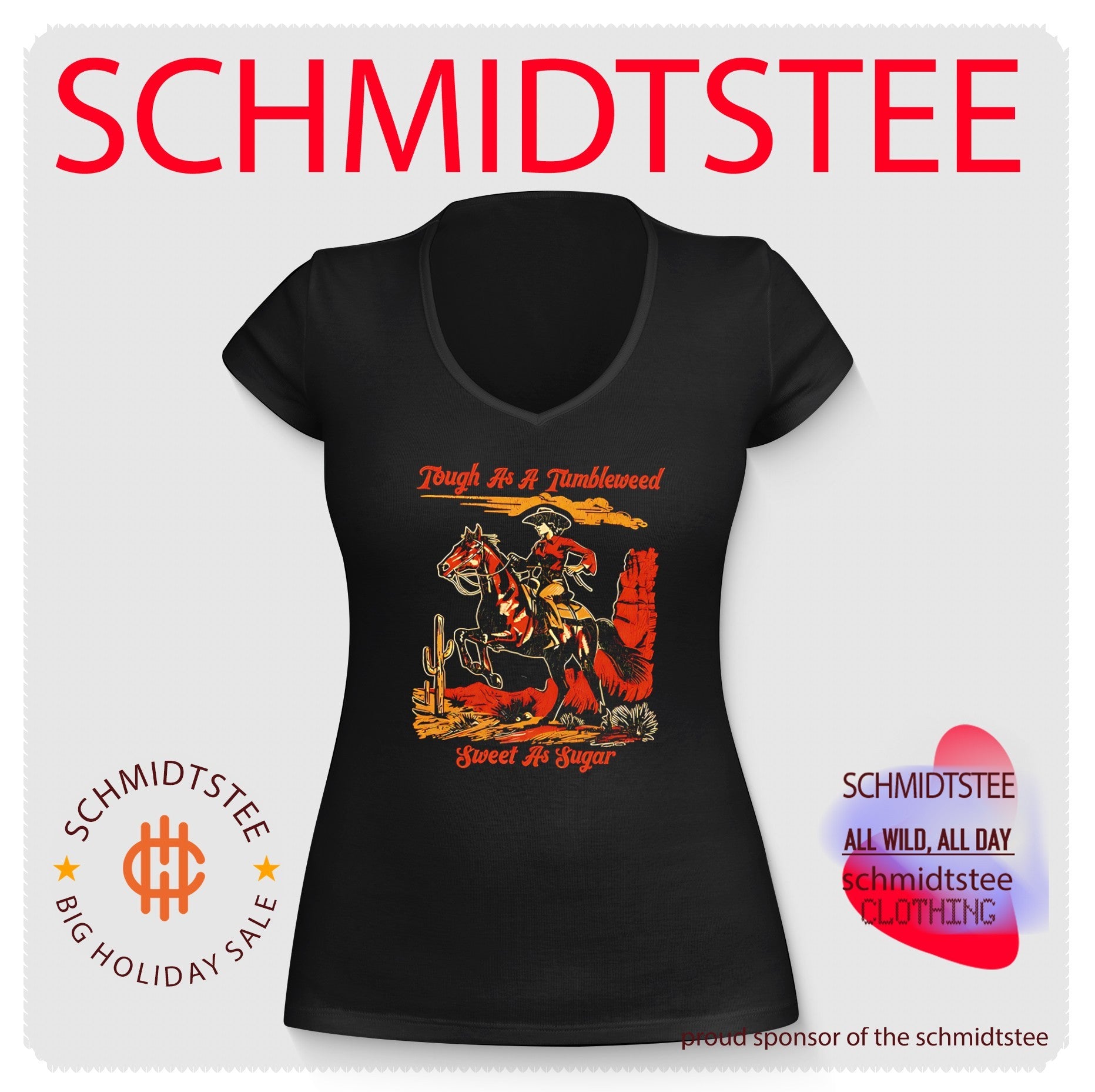 Tough as a Tumbleweed sweet as sugar cowboy graphic shirt