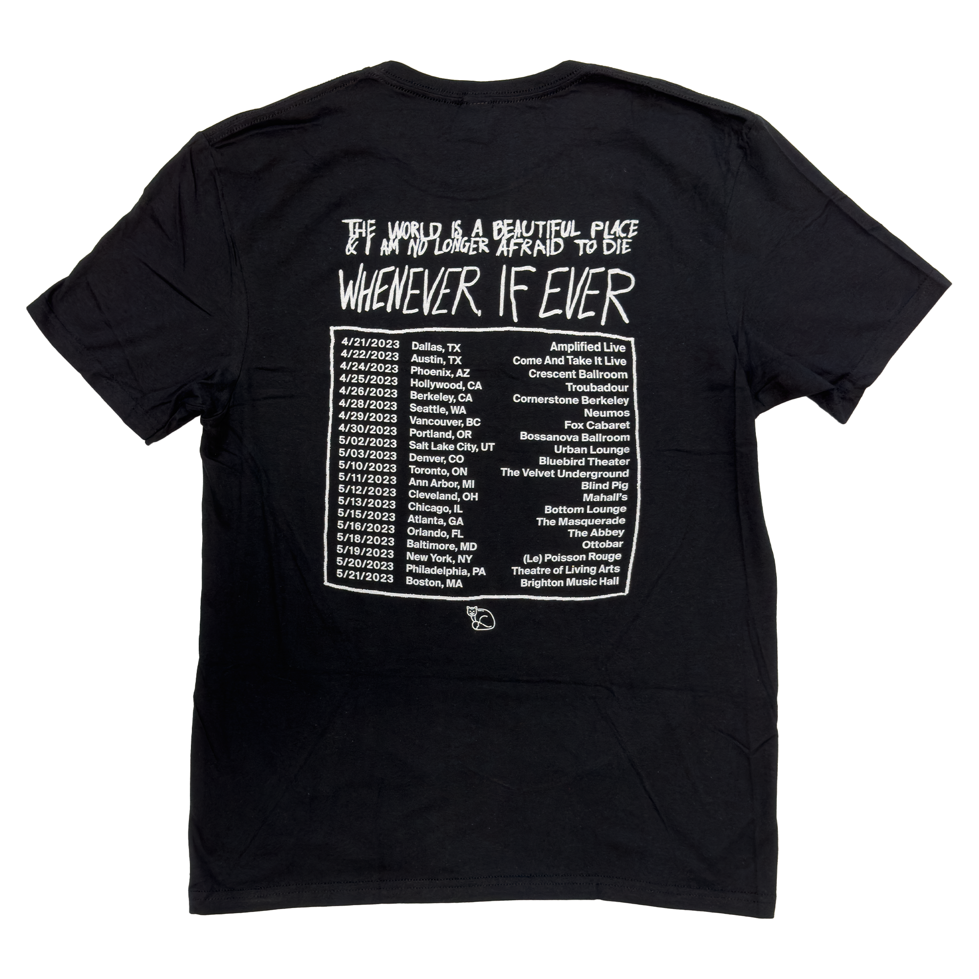 TWIABP - Whenever Tour Shirt Hoodie, Sweatshirt | CoreVibeTees.com (Image 3)