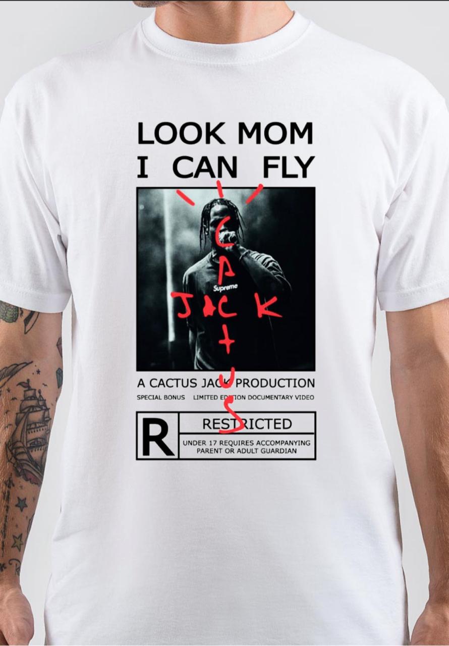 Travis Scott Look Mom I Can Fly T-Shirt Hoodie, Sweatshirt | CoreVibeTees.com