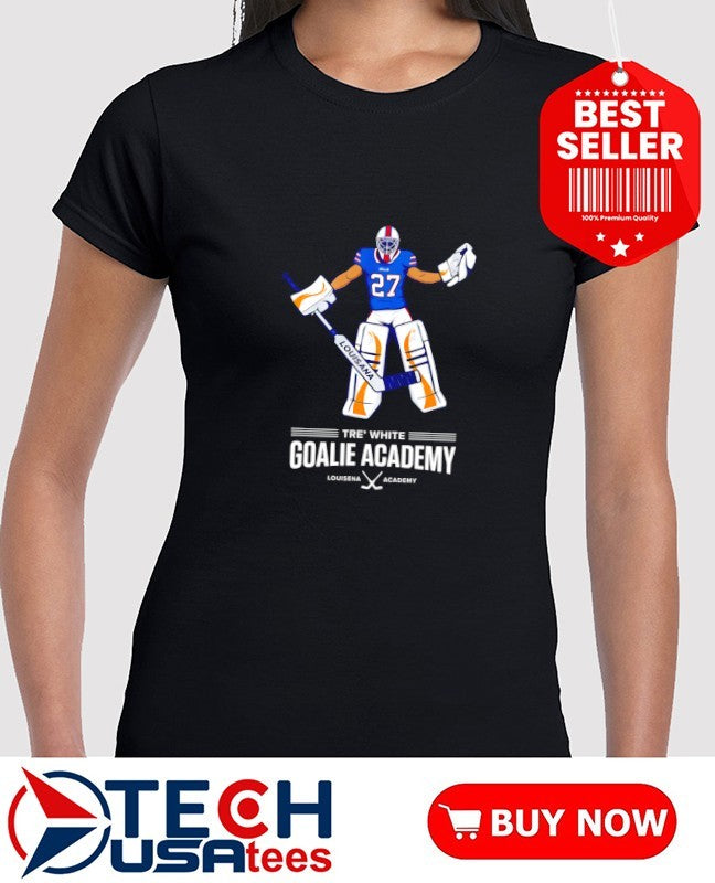 Tre White Goalie Academy Zero Goals Allowed Zero Games shirt