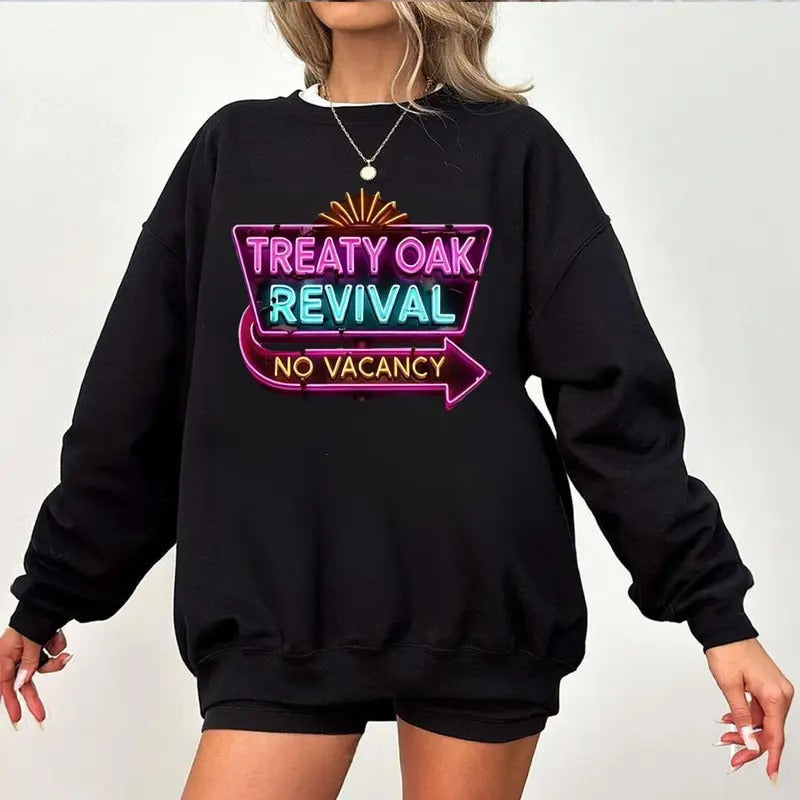Treaty Oak Revival "No Vacancy" Sweatshirt Unisex Heavy Blend Crewneck shirt, Perfect for Music Fans and Casual shirt Sweatshirt, Hoodie T-shirt