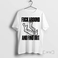 Trending Anthony Joshua Ko Jake Paul Fck Around And Find Out Premium T Shirts Sweater Hoodie, Sweatshirt | CoreVibeTees.com
