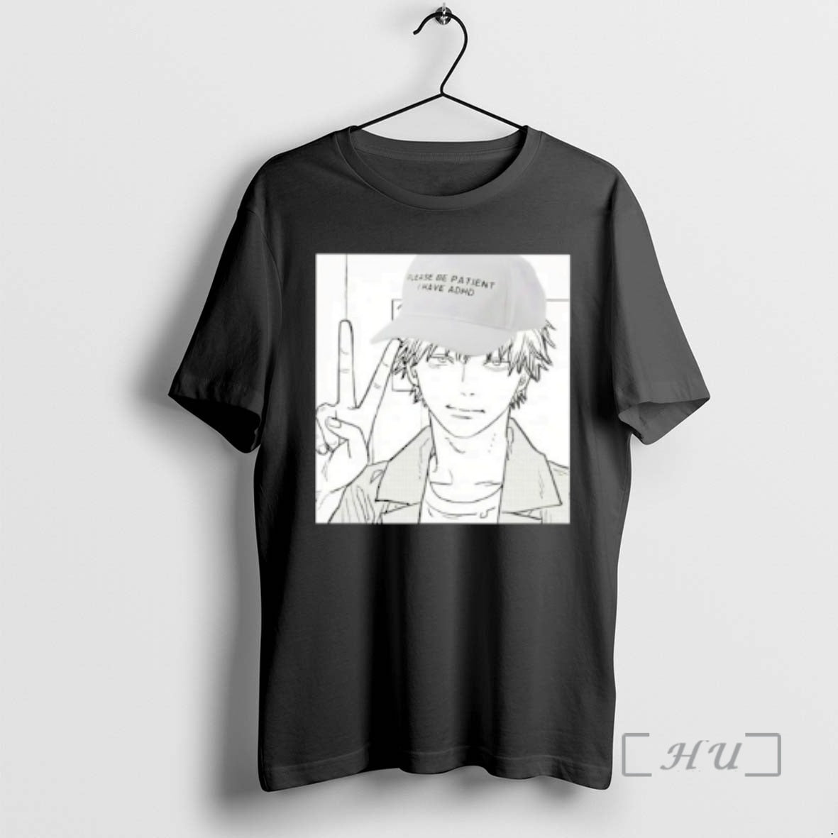 Trending Chainsaw Man Please Be Patient I Have Adhd T-Shirts, Hoodie, Sweatshirt | CoreVibeTees.com