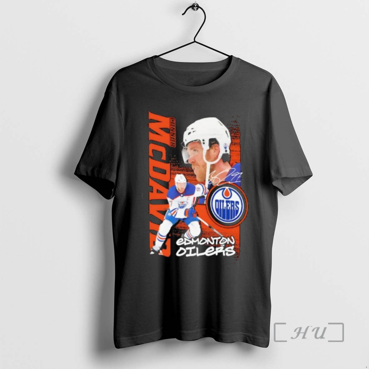 Trending Edmonton Oilers Connor Mcdavid Outerstuff Black Playmaker Signature T-Shirts, Hoodie, Sweatshirt | CoreVibeTees.com