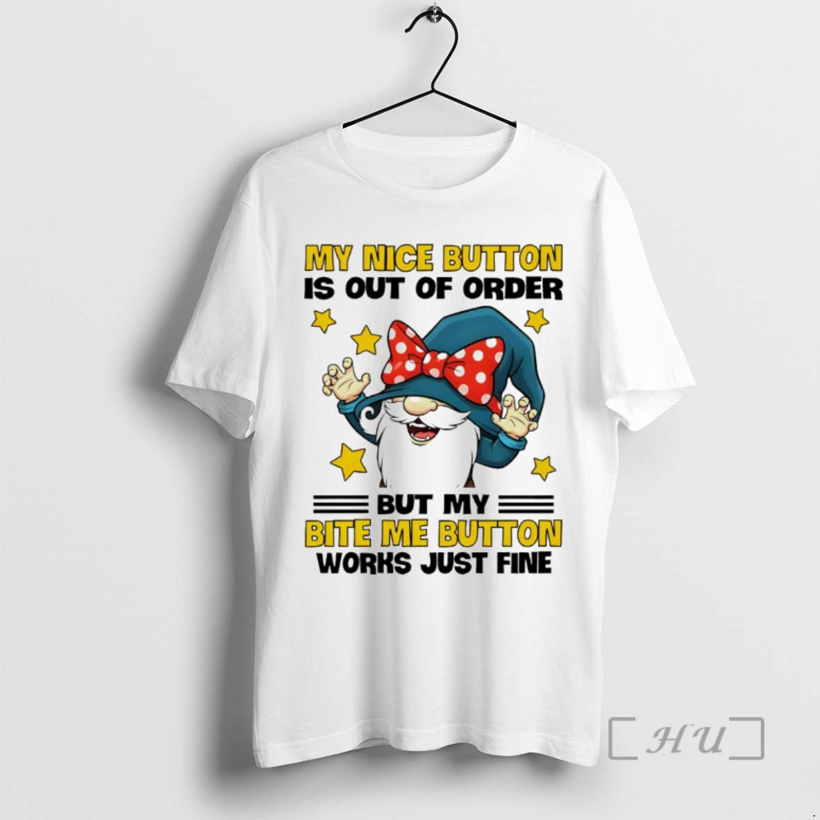 Trending Gnome My Nice Button Is Out Of Order But My Bite My Button Works T-Shirts, Hoodie, Sweatshirt | CoreVibeTees.com