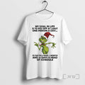 Trending Grinch Santa My Goal In Life Is To Piss Off At Least One Person T-Shirts, Hoodie, Sweatshirt | CoreVibeTees.com