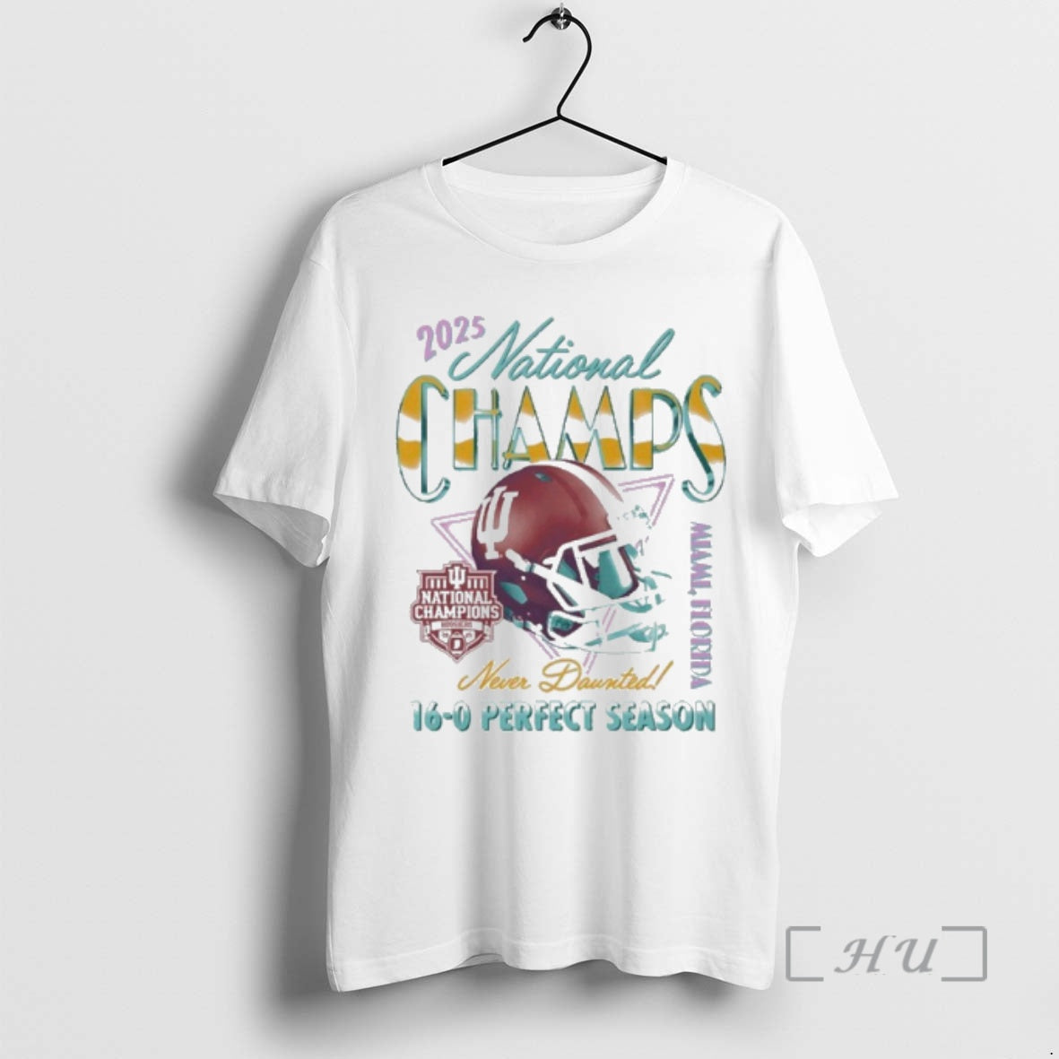 Trending Iu Football National Champions Vice Never Daunted 16 0 T-Shirts, Hoodie, Sweatshirt | CoreVibeTees.com