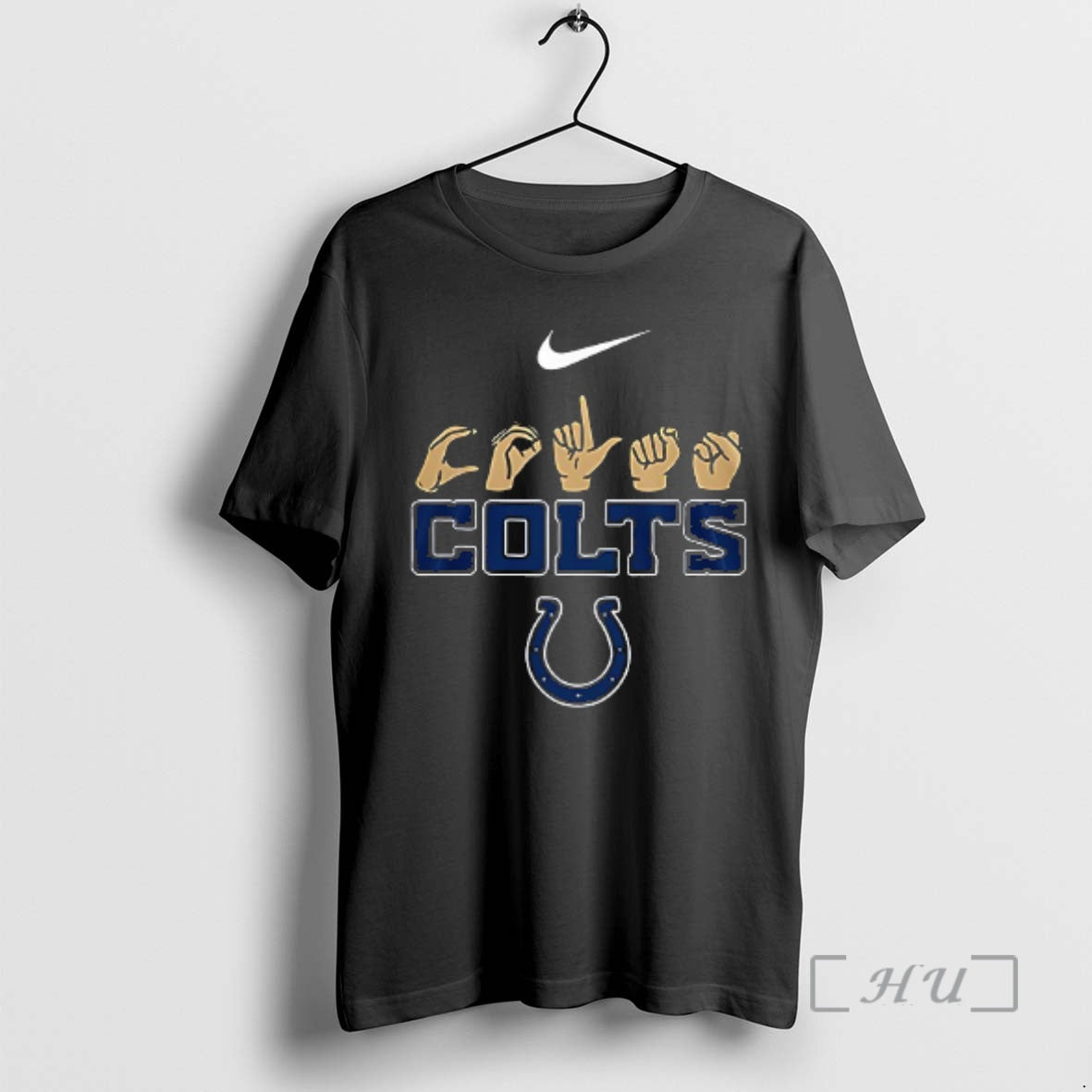 Trending Indianapolis Colts Deaf Awareness Care Understand Love Hand Signs Double Sided Graphic Premium T-Shirts, Hoodie,...