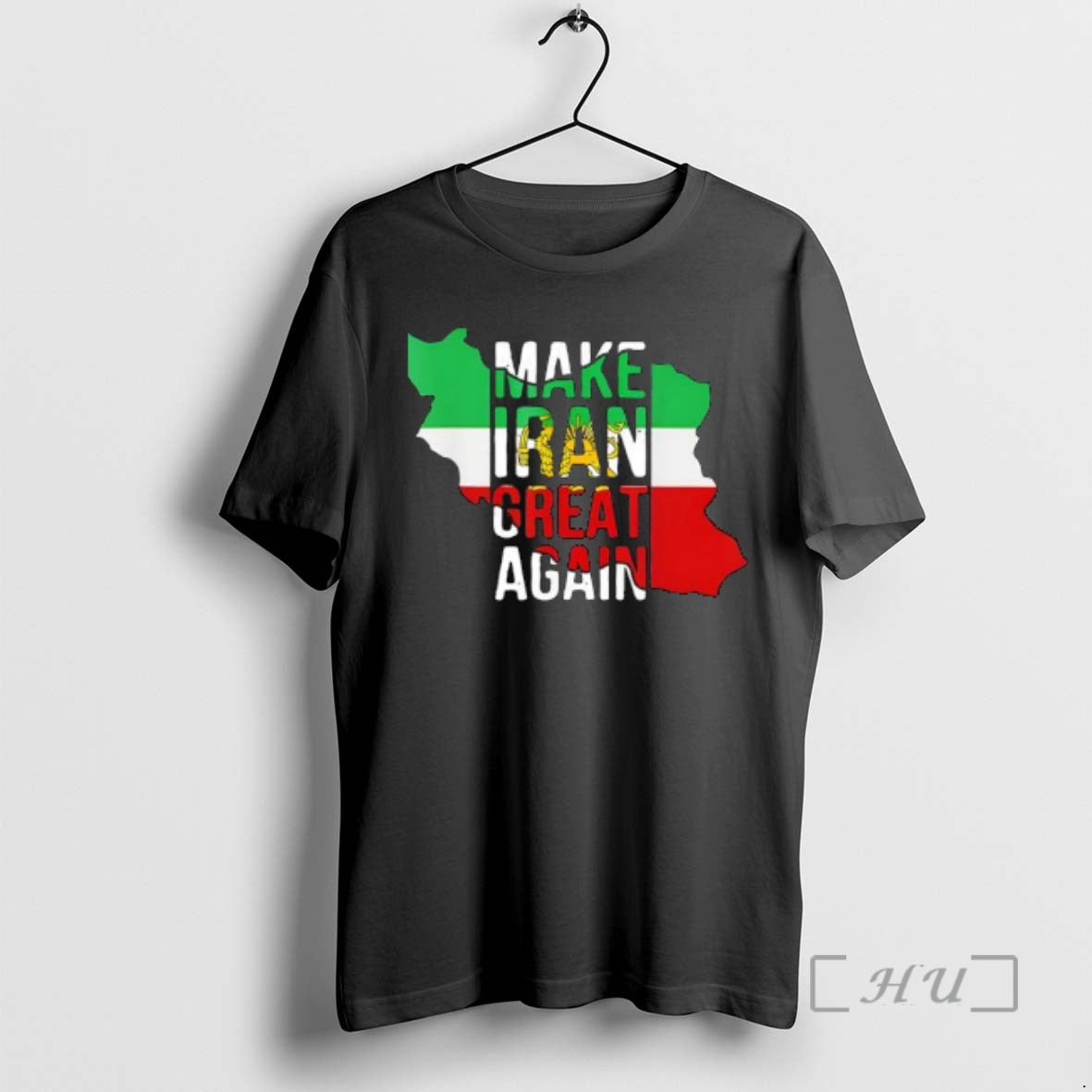 Trending Iranian Make Iran Great Again Emblem Of Iran Miga T-Shirts, Hoodie, Sweatshirt | CoreVibeTees.com
