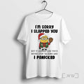 Trending Minion Santa Im Sorry I Slapped You But It Seemed Like Youd Never Stop T-Shirts, Hoodie, Sweatshirt