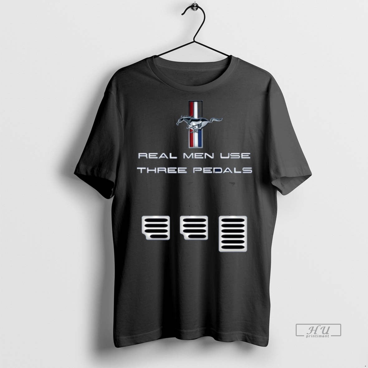 Trending Mustang Real Men Use Three Pedals Tee Shirt Sweater
