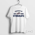 Trending Property Of Stingrays Est 1993 Logo Vintage T-Shirts, Hoodie, Sweatshirt | CoreVibeTees.com