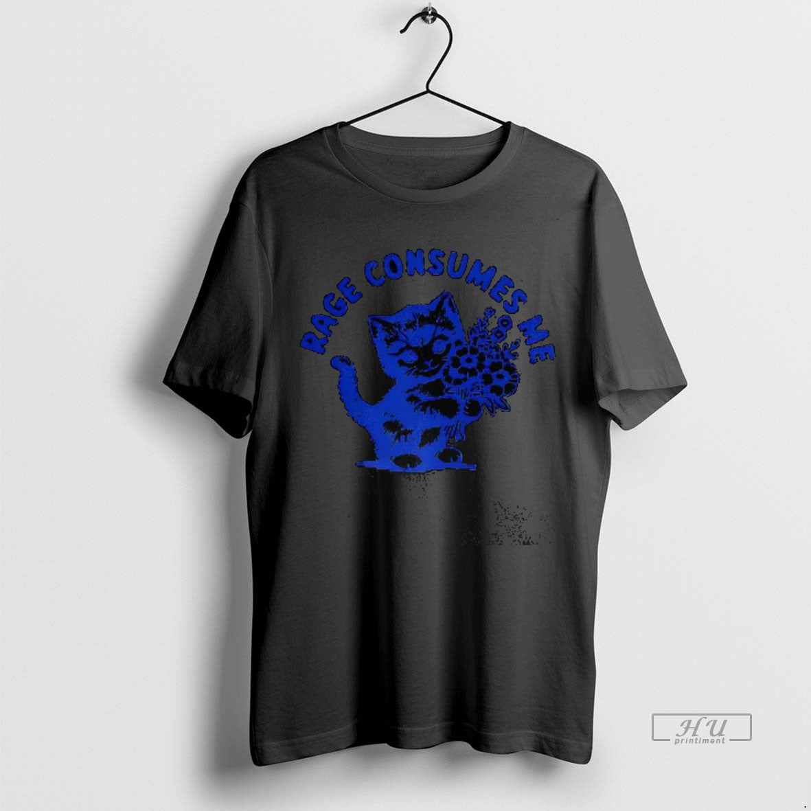 Trending Rage Consumes Me Cat Embracing Flowers Tee Shirt Sweater