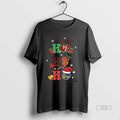 Trending San Francisco Sports Teams 49ers Giants Golden State Warriors Ho Ho Ho Chirstmas Tee
