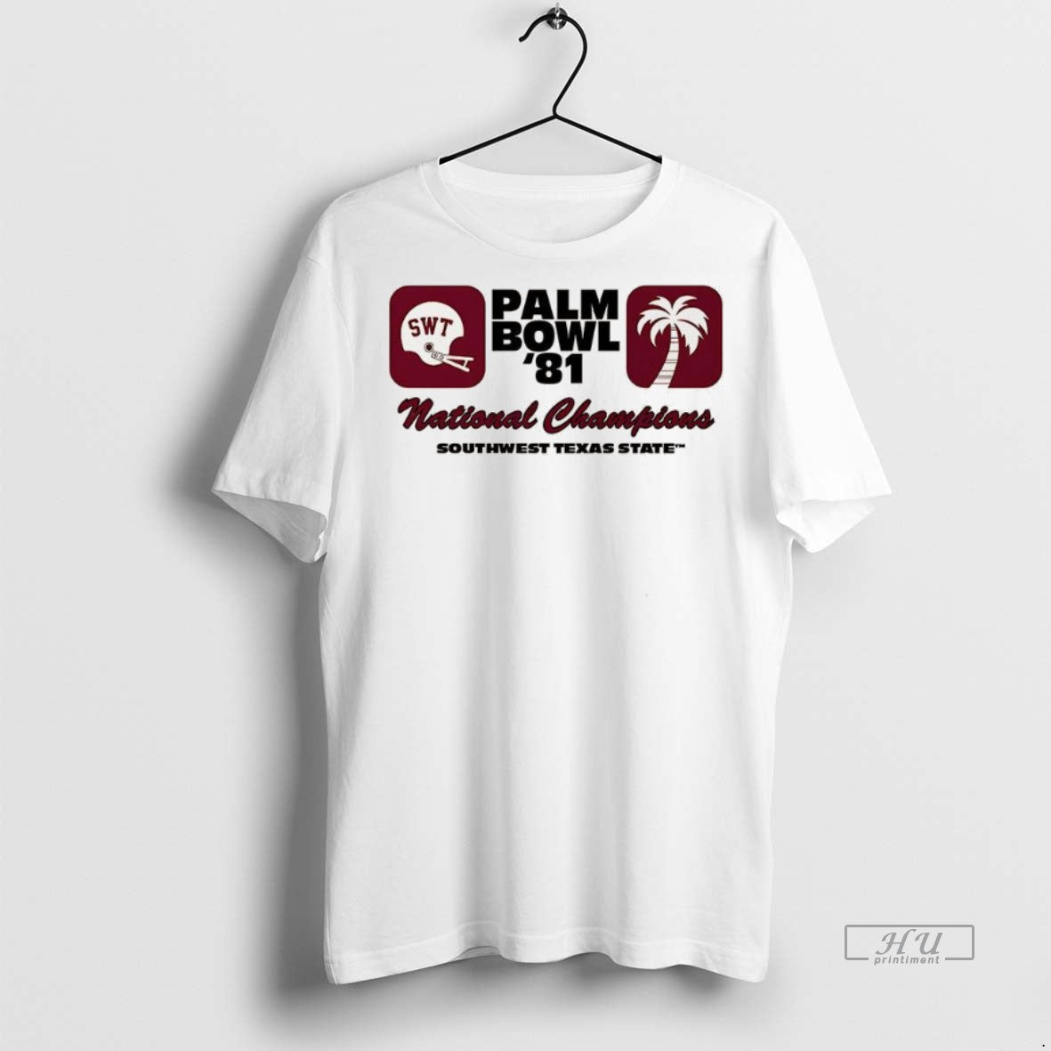 Trending Southwesttexas State Palm Bowl 1981 National Championship Tee Shirt Sweater