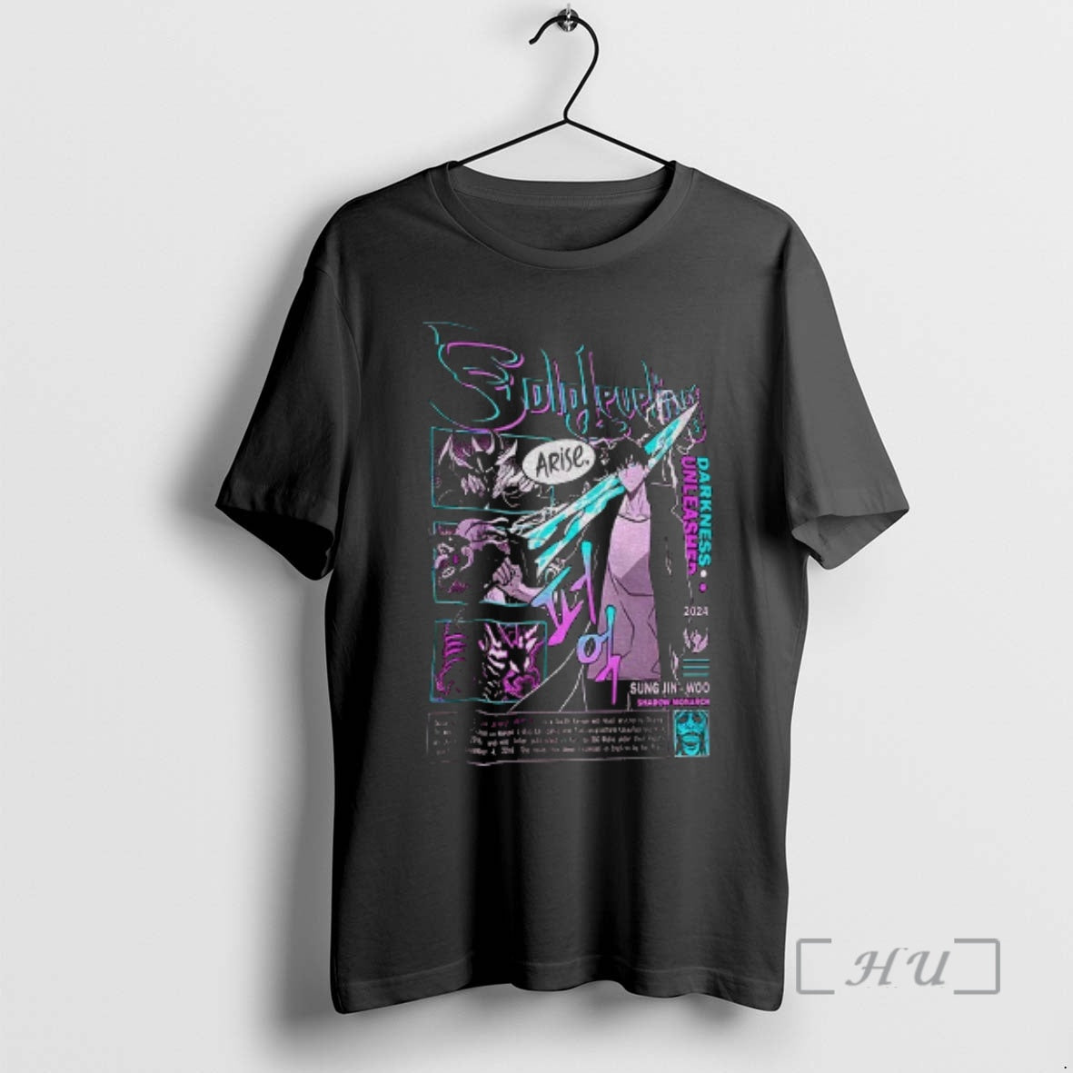 Trending Sung Jin Woo Arise Anime Darkness Unleashed T-Shirts, Hoodie, Sweatshirt | CoreVibeTees.com