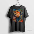 Trending The Halloscream The Scream Pumpkin Halloween Tee Shirt Sweater