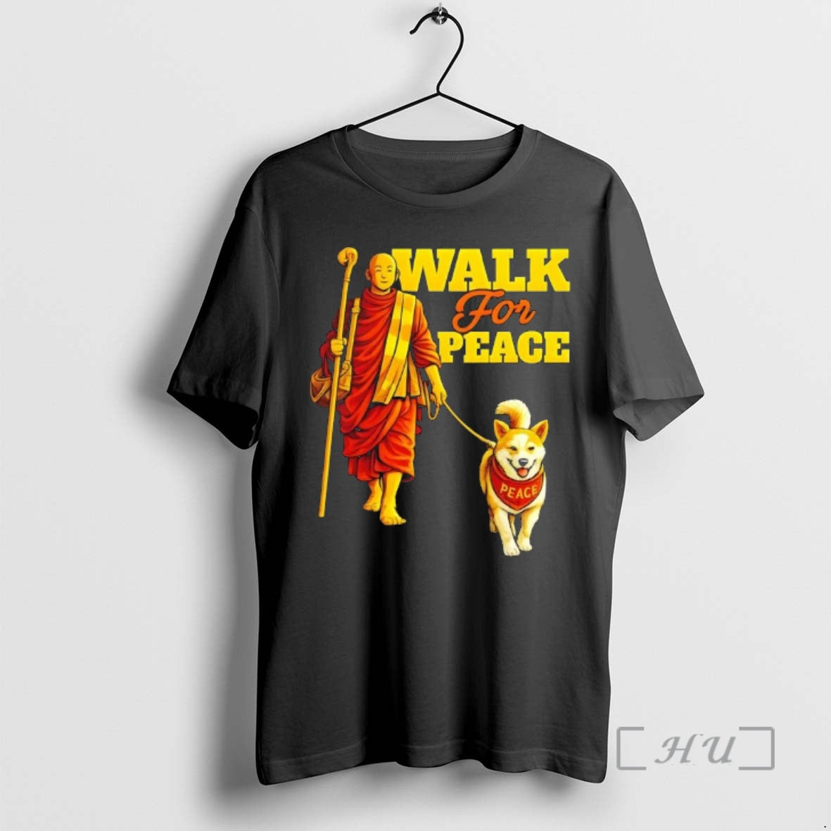Trending Walk For Peace Walking Monks And Aloka Dog T-Shirts, Hoodie, Sweatshirt | CoreVibeTees.com
