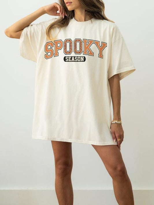 Trendy Spooky Season Spooky Season Halloween Halloween Spooky Season Distressed Spooky Retro File Cotton Top