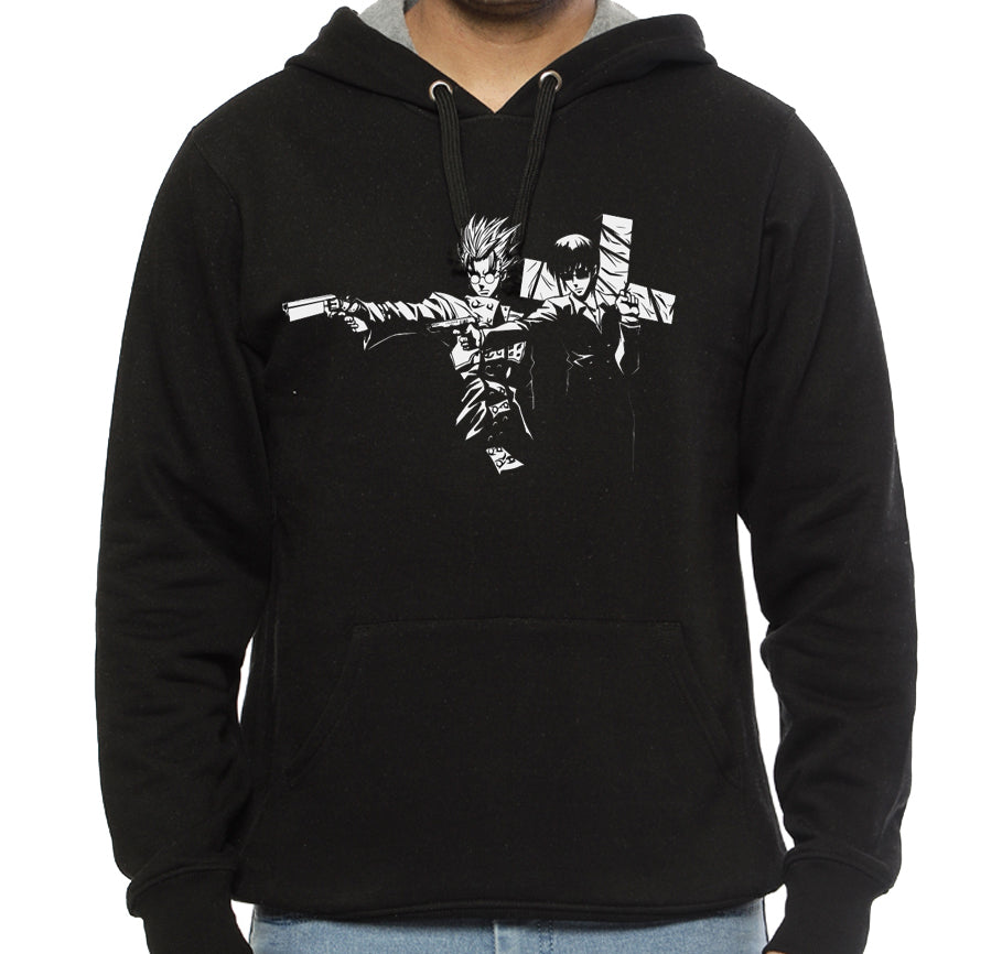 Trigun Fiction Black Hoodie T-Shirts, Sweatshirt | CoreVibeTees.com