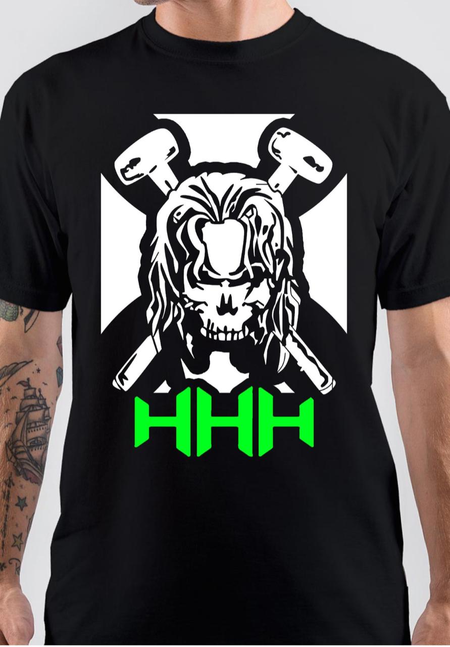 Triple H Black T-Shirt Hoodie, Sweatshirt | CoreVibeTees.com