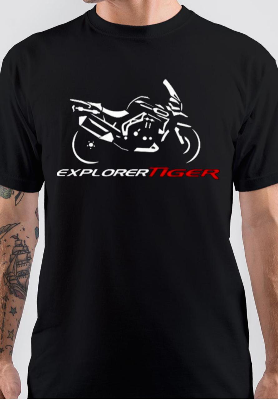 Triumph Tiger Explorer T-Shirt Hoodie, Sweatshirt | CoreVibeTees.com