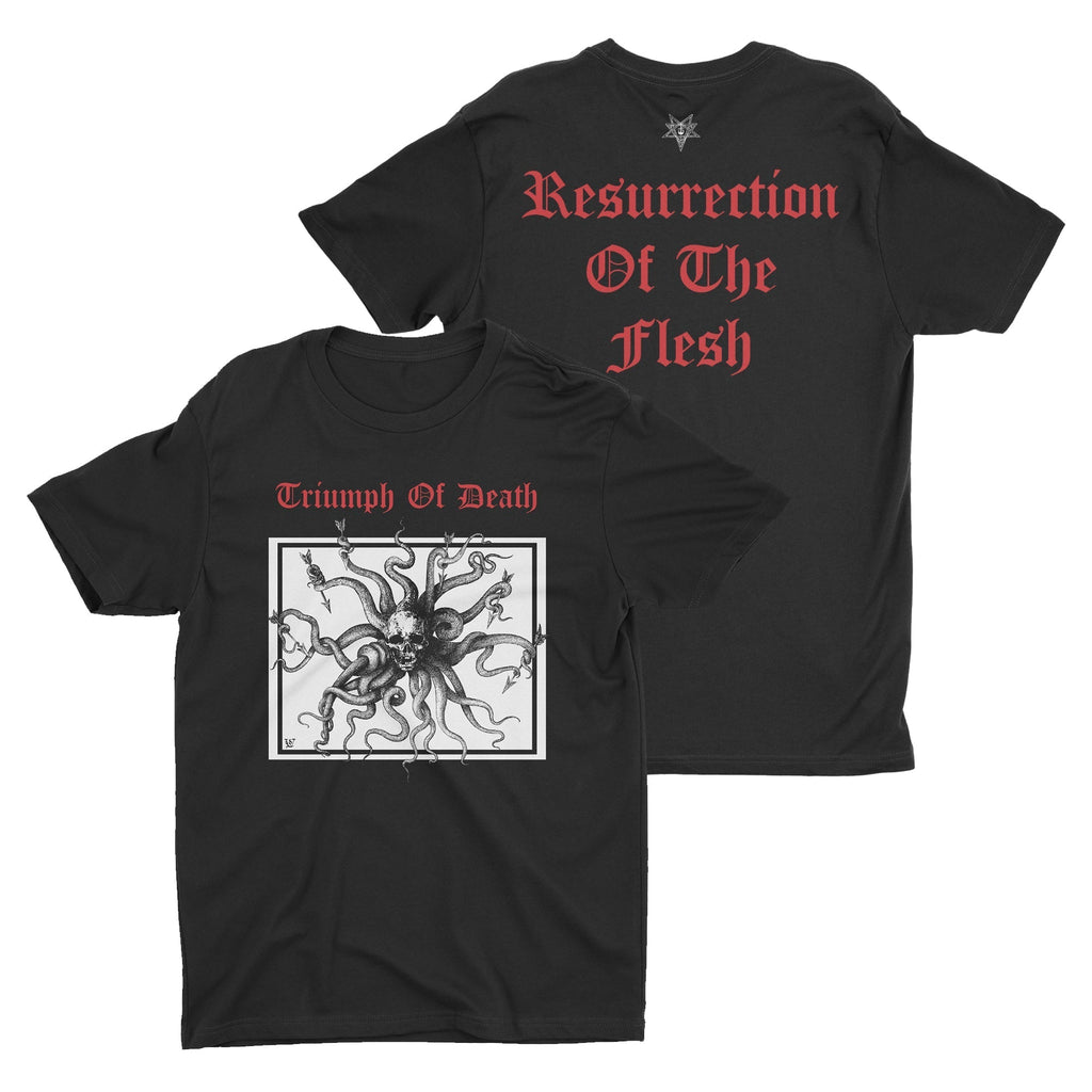Triumph Of Death - Resurrection Of The Flesh t-shirt Hoodie, Sweatshirt | CoreVibeTees.com (Image 1)