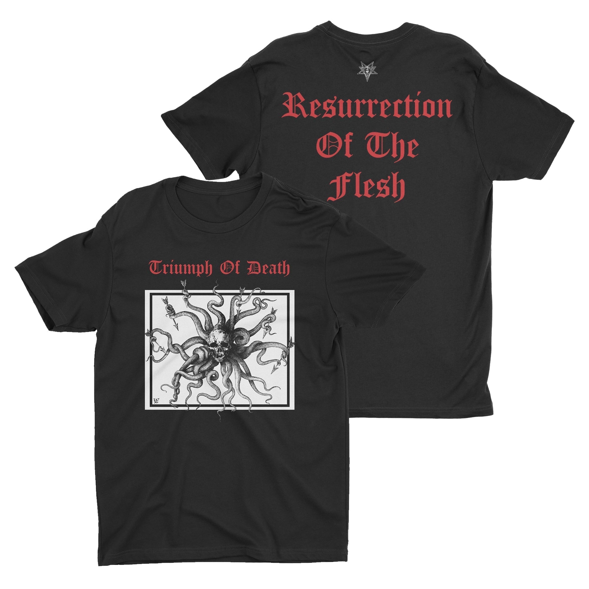 Triumph Of Death - Resurrection Of The Flesh t-shirt Hoodie, Sweatshirt | CoreVibeTees.com (Image 1)