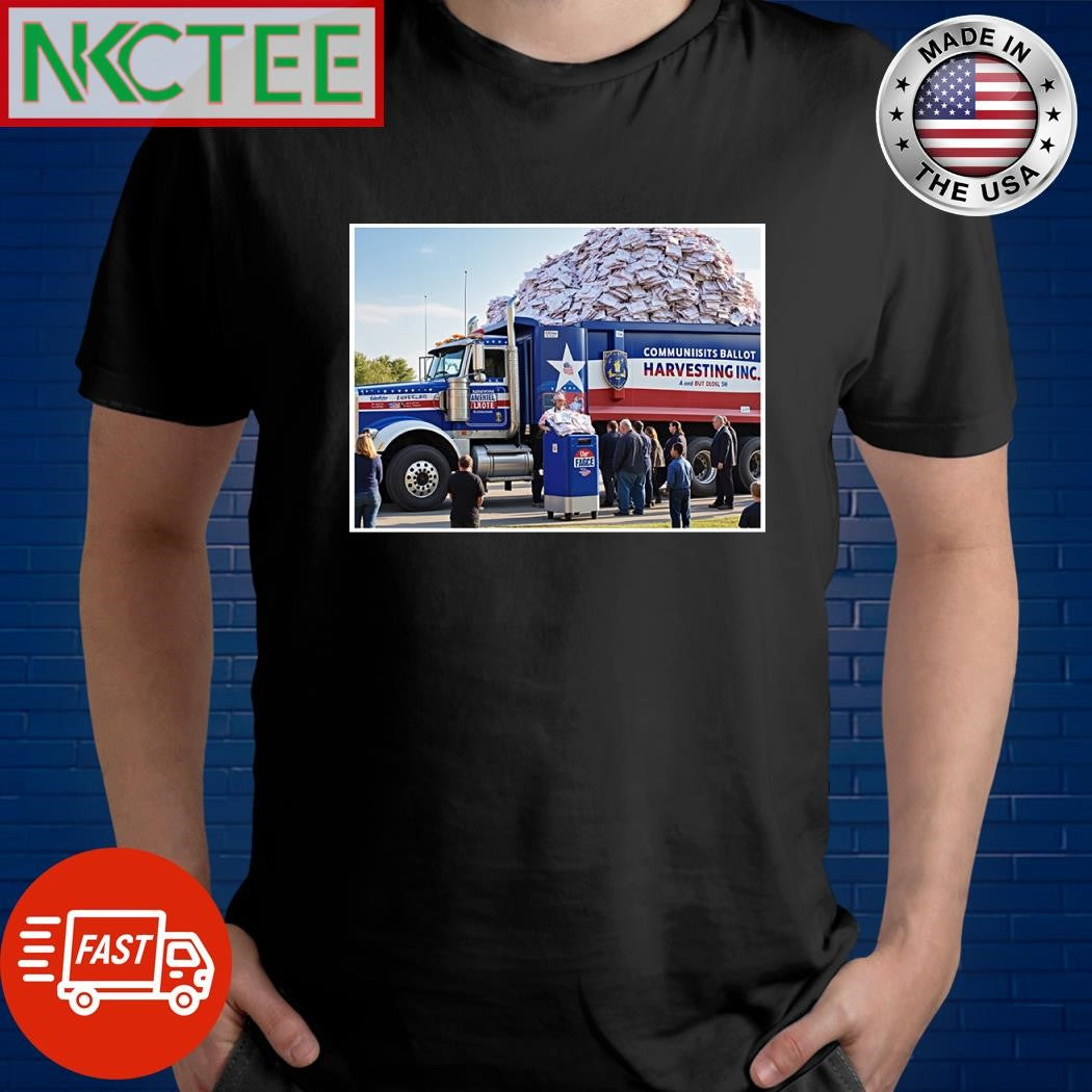 Truck carrying ballots for the 2024 US presidential election shirt