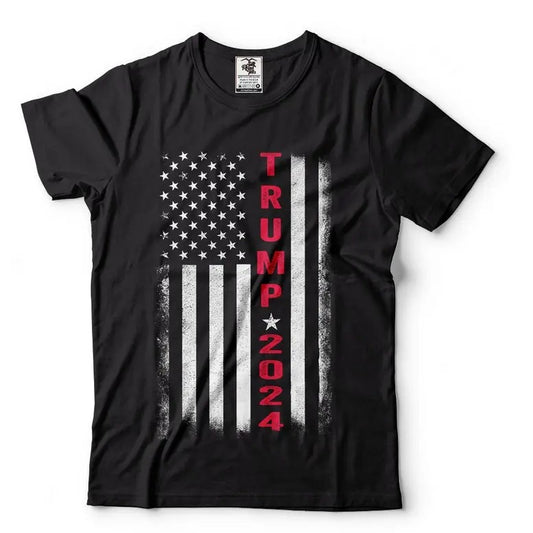 Trump 2024 American Flag Vintage T-Shirt MAGA trump 2024  sweater and hoodie